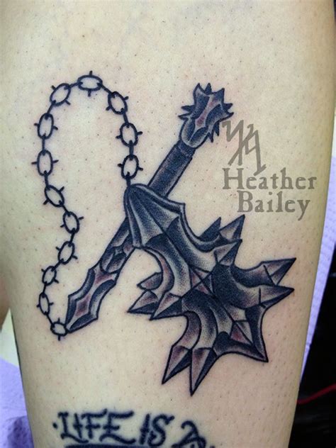Witch king flail tattoo